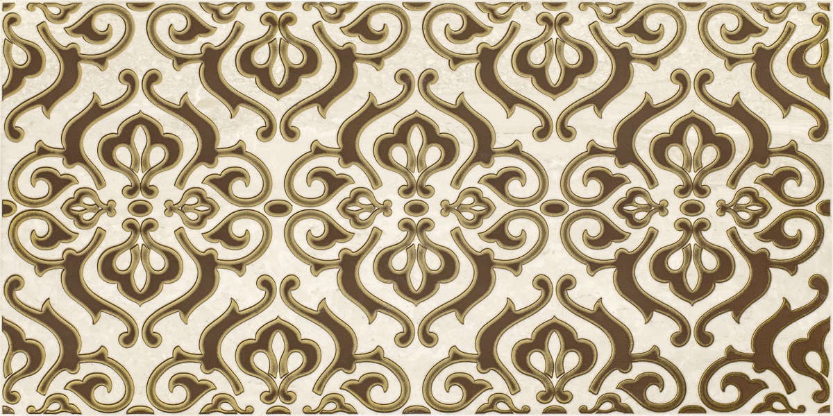 Декоративные элементы Paradyz Coraline Brown Inserto Classic, цвет коричневый, поверхность глянцевая, прямоугольник, 300x600