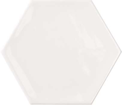 Керамическая плитка Bestile Bondi Hexagon White, цвет белый, поверхность матовая, шестиугольник, 110x125