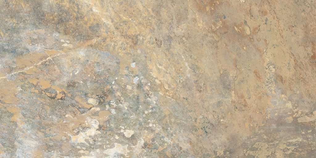 Керамогранит Ceracasa Slate Natural, цвет коричневый, поверхность матовая, прямоугольник, 491x982
