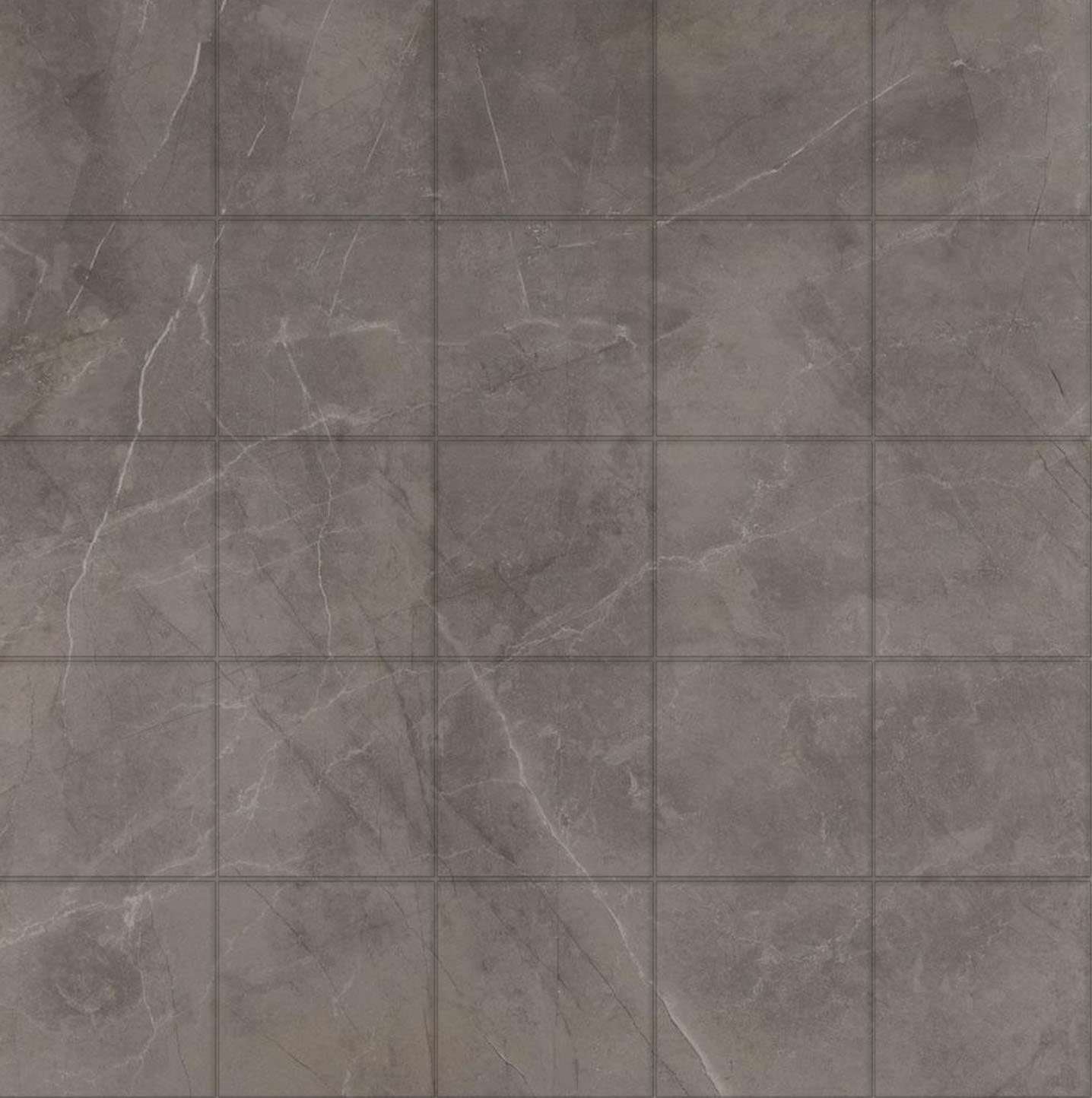 Мозаика Kutahya Royal Pulpis Grey, цвет серый, поверхность полированная, квадрат, 300x300