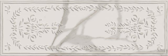 Декоративные элементы Italon Charme Evo Wall Calacatta Inserto Beauty 600080000269, цвет белый, поверхность глянцевая, прямоугольник, 250x750
