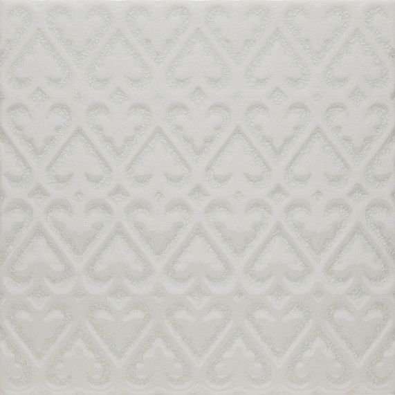 Декоративные элементы Adex ADOC4006 Relieve Persian White Caps, цвет белый, поверхность глянцевая, квадрат, 150x150