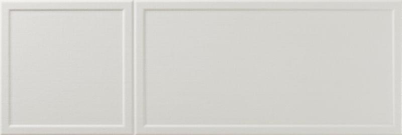 Керамическая плитка Navarti Rlv Dukano Perla, цвет белый, поверхность матовая рельефная, прямоугольник, 300x900
