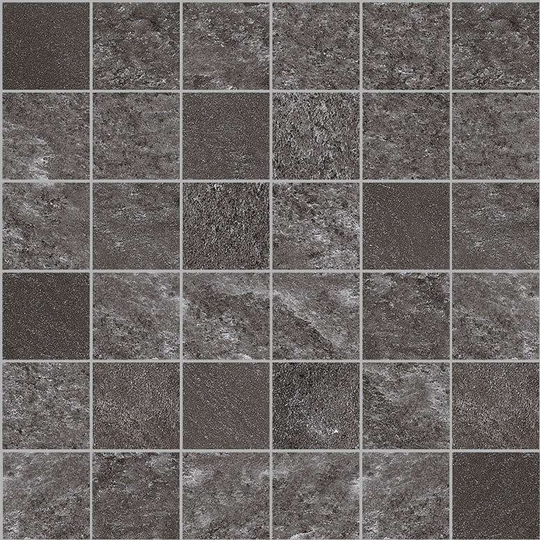 Мозаика Sant Agostino Shadestone Mosaico Dark Lev CSAMSTDL30, цвет серый тёмный, поверхность полированная, квадрат, 300x300