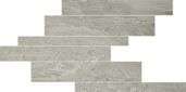 Декоративные элементы Rex Ardoise Gris Modulo List. Sfalsato 739366, цвет серый, поверхность матовая, под кирпич, 210x400