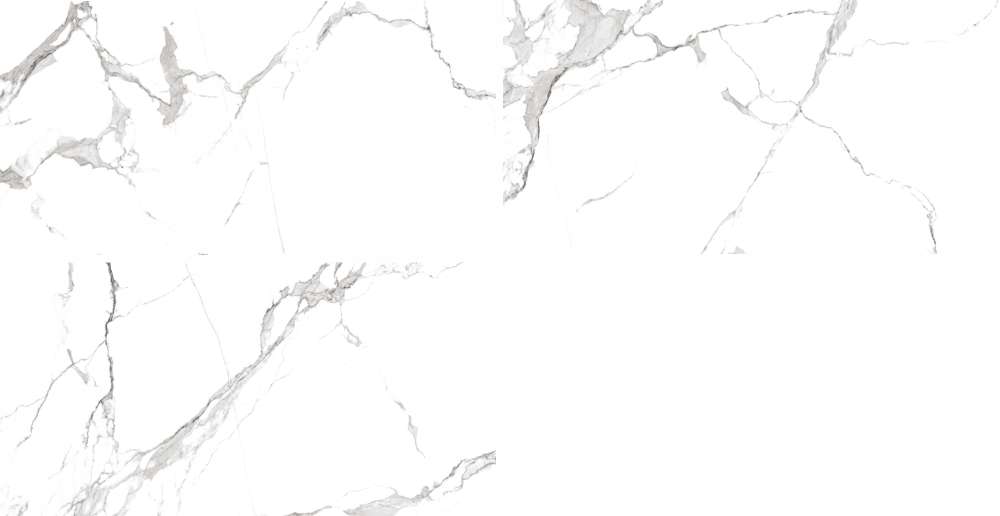 Керамогранит Bluezone Opus Statuario Carving Craft, цвет белый серый, поверхность полированная, прямоугольник, 600x1200