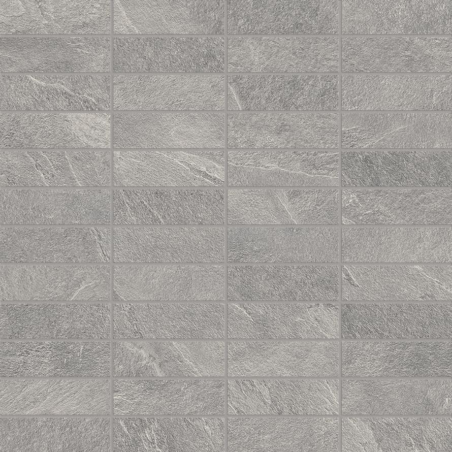Мозаика Ergon Cornerstone Mosaico Plurima Slate Grey EKS0, цвет серый, поверхность натуральная, квадрат, 300x300