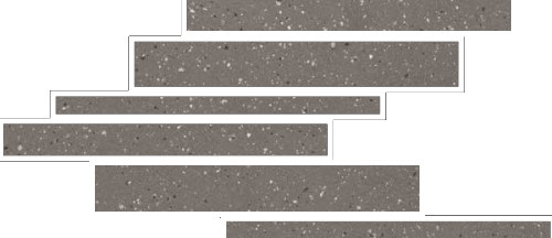 Декоративные элементы Floor Gres Earthtech Fog Flakes Modulo Listello Sfalsato Glossy 772431, цвет серый, поверхность глянцевая, , 210x400