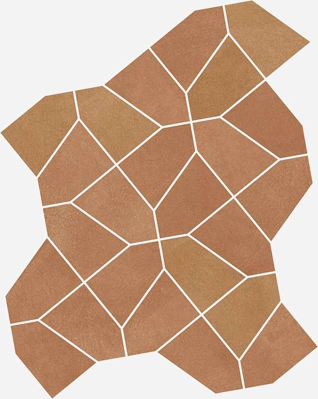 Мозаика Italon Terraviva Cannella Mosaico 600110000936, цвет коричневый, поверхность матовая, прямоугольник, 273x360