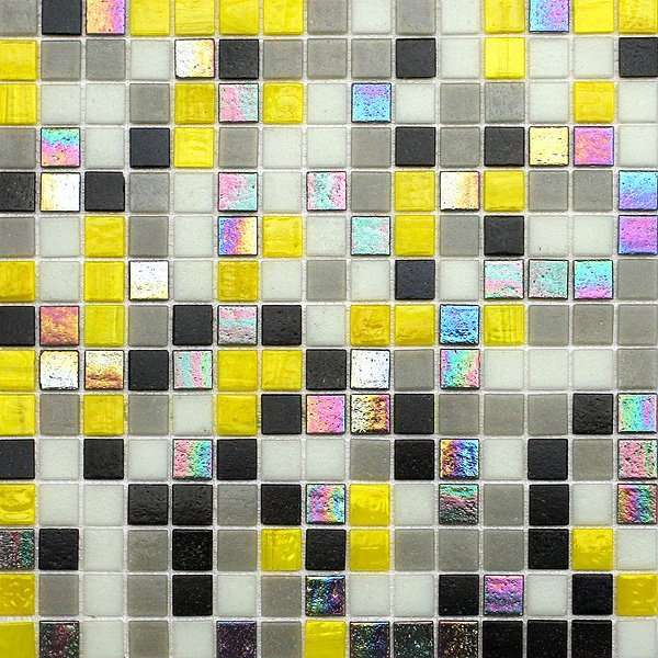 Мозаика JNJ Mosaic Mixed Colored 1946-V, цвет разноцветный, поверхность глянцевая, квадрат, 327x327