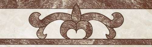 Бордюры Keratile Danae Cenefa G. Agata Crema, цвет коричневый, поверхность глянцевая, прямоугольник, 150x450
