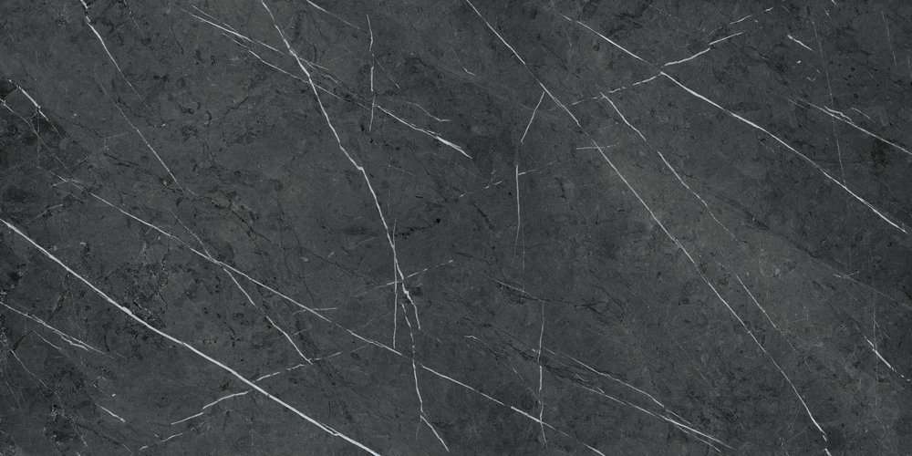 Керамогранит ABK Sensi Pietra Grey Sable Ret 1SR34700, цвет чёрный, поверхность натуральная, прямоугольник, 600x1200