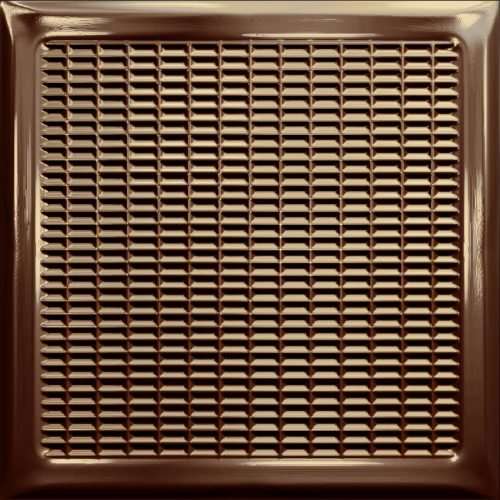 Керамическая плитка Aparici Glass Titanium Brick, цвет коричневый, поверхность глянцевая, квадрат, 201x201