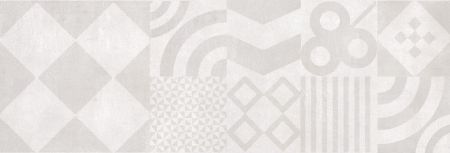 Декоративные элементы Ceramika Color Portobello Patchwork, цвет серый, поверхность матовая, прямоугольник, 250x750