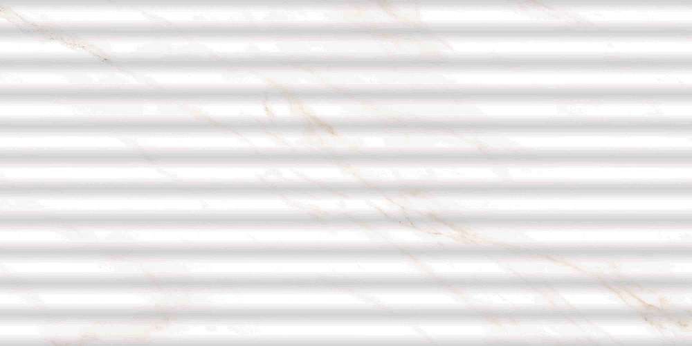Керамическая плитка Axima Луизиана Светлая Рельеф, цвет белый, поверхность глянцевая рельефная, прямоугольник, 300x600