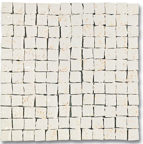 Мозаика Ker-av Luci di Venezia Bianco Rugiada (2,5X2,5) KER-L103, цвет белый, поверхность глянцевая, квадрат, 300x300