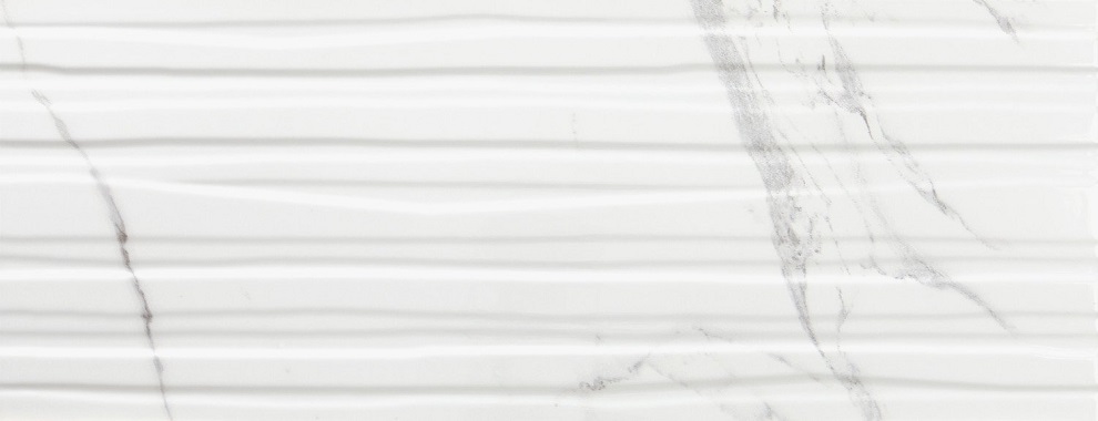 Керамическая плитка Azulev Calacatta Branches Mate Slimrect White, цвет белый, поверхность матовая, прямоугольник, 242x642