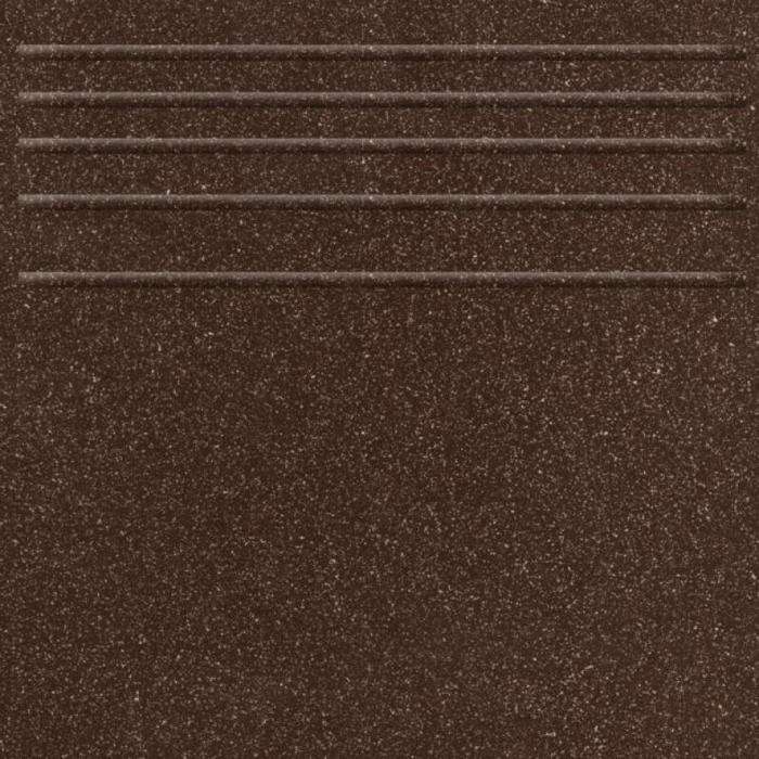 Ступени Еврокерамика Керамогранит 0451S, цвет коричневый, поверхность матовая, квадрат, 333x333