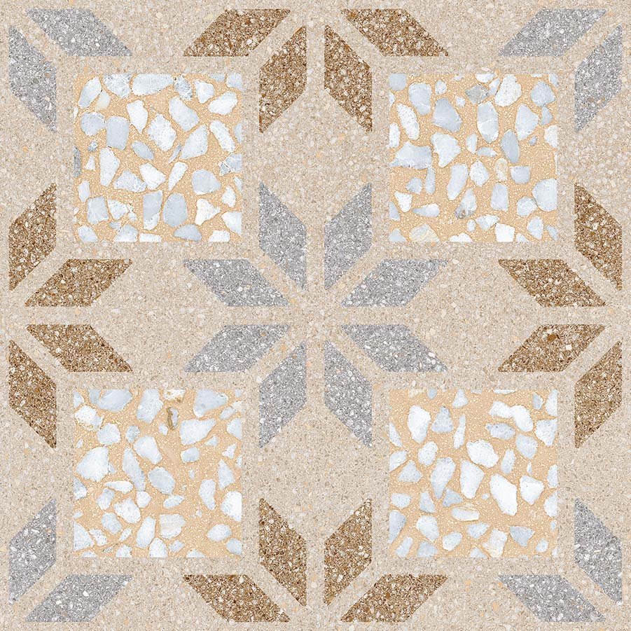 Декоративные элементы Vives Farnese Apulia-R Crema, цвет бежевый, поверхность матовая, квадрат, 293x293