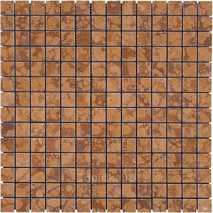 Мозаика Natural Mosaic Adriatica (2X2) 7M023-20P, цвет коричневый, поверхность полированная, квадрат, 305x305