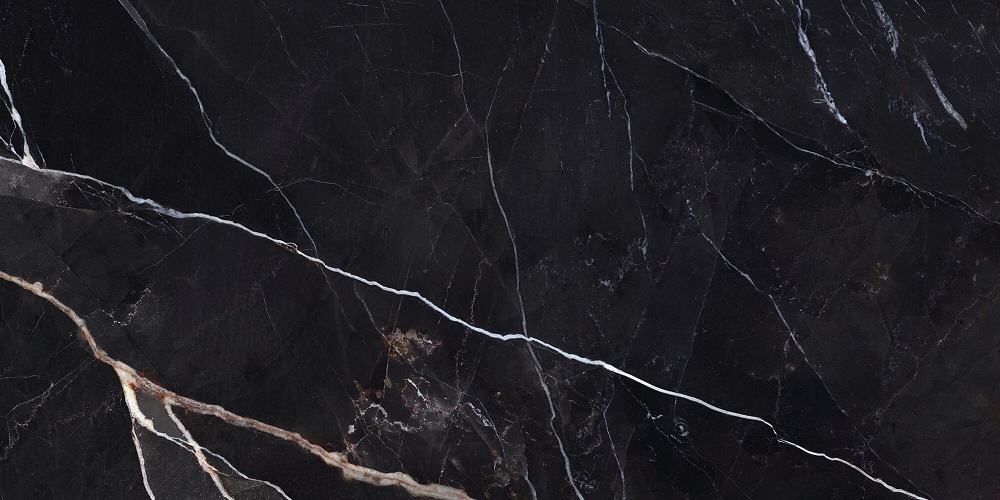 Керамогранит Museum Sublime Vulcano 36240, цвет чёрный, поверхность матовая, прямоугольник, 600x1200