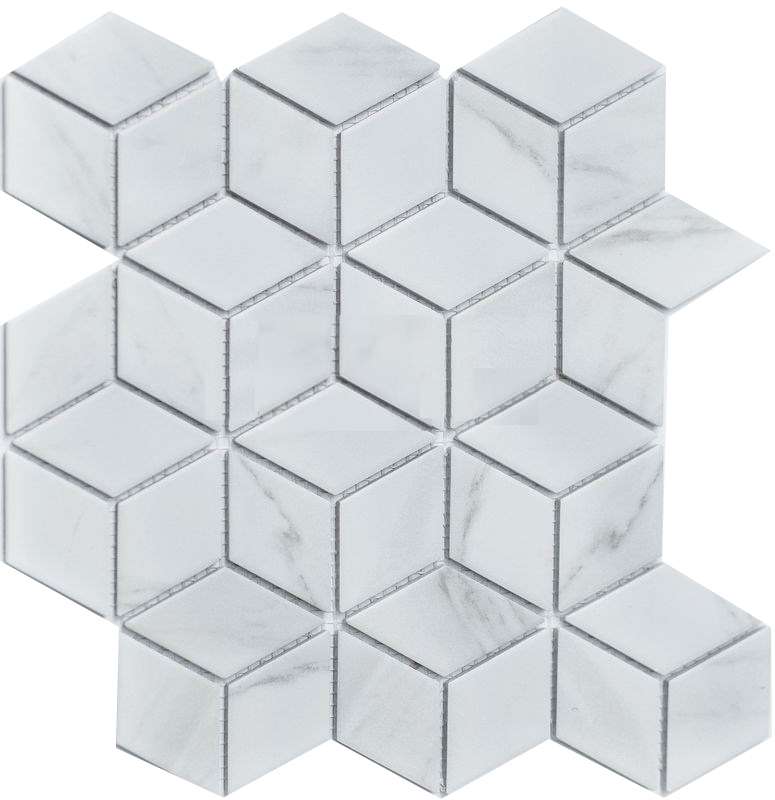 Мозаика NS Mosaic PRR4848-33, цвет белый, поверхность матовая, квадрат, 266x305