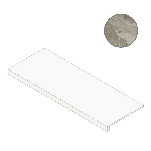 Ступени Fap Kamu Grey Scalino fPGG, цвет серый, поверхность полированная, прямоугольник, 330x900