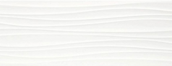 Керамическая плитка Marazzi Italy Absolute White Struttura Twist Lux M023, цвет белый, поверхность глянцевая рельефная, прямоугольник, 250x760