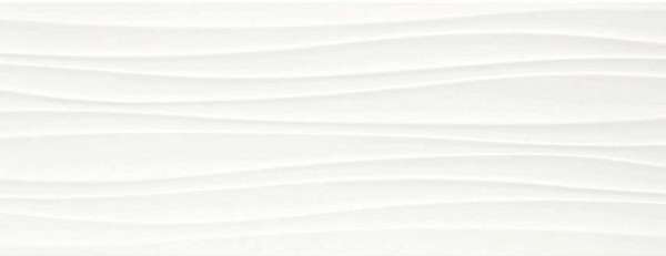 Керамическая плитка Marazzi Italy Absolute White Struttura Twist Lux M023, цвет белый, поверхность глянцевая рельефная, прямоугольник, 250x760