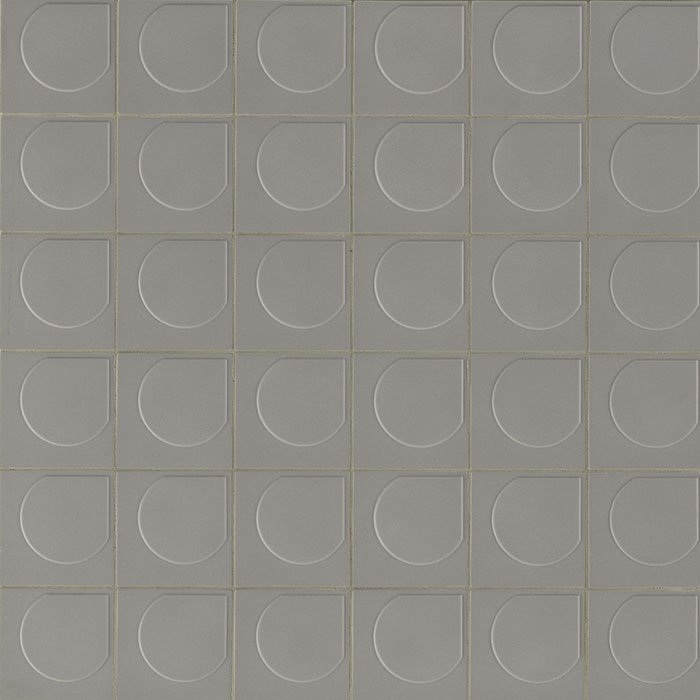 Мозаика Mutina Numi Mosaico Bay Light Grey KGNUM42, цвет серый, поверхность матовая, квадрат, 316x316