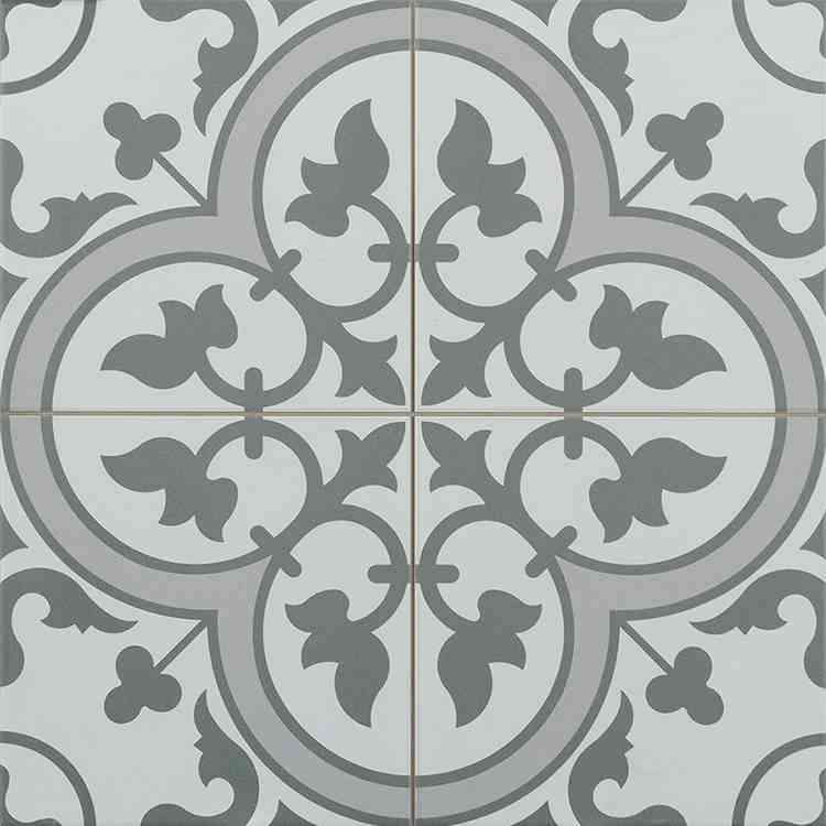 Керамогранит Etili Seramik Ledbury Slate Grey Pre-Cut, цвет белый серый, поверхность матовая, квадрат, 450x450
