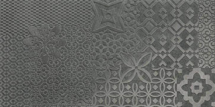 Декоративные элементы Piemme Castlestone Inciso Black Lap. Ret. 00286, цвет чёрный, поверхность лаппатированная, прямоугольник, 300x600