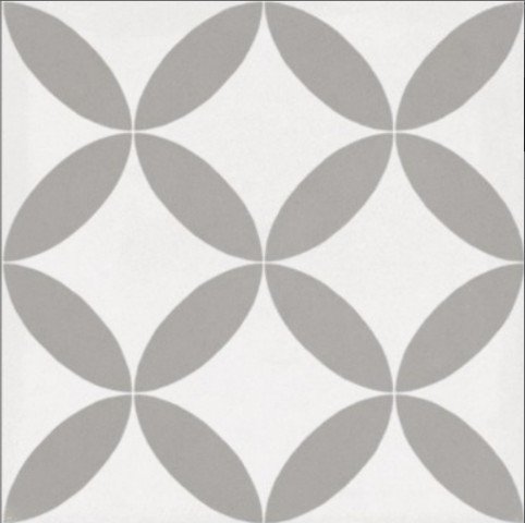 Керамогранит Ragno Contrasti Tap 3 R7HE, цвет серый, поверхность матовая, квадрат, 200x200