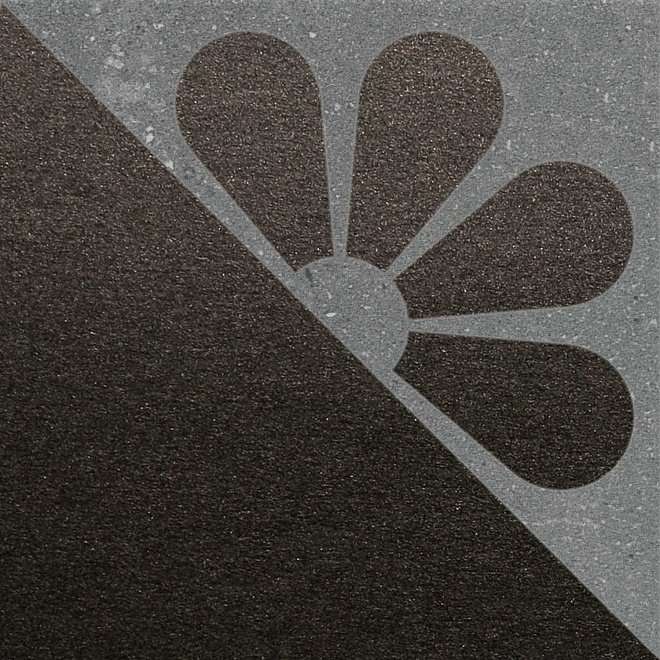 Декоративные элементы Kerama Marazzi Матрикс Серый Темный SBD041\SG1591, цвет серый, поверхность матовая, квадрат, 200x200