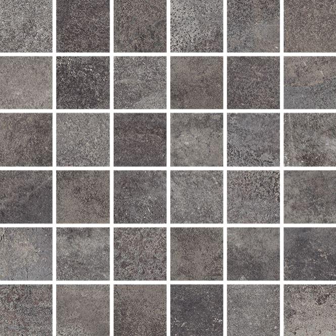 Мозаика Naxos Vision Ombre Mosaico Su Rete 118696, цвет серый, поверхность матовая, квадрат, 300x300