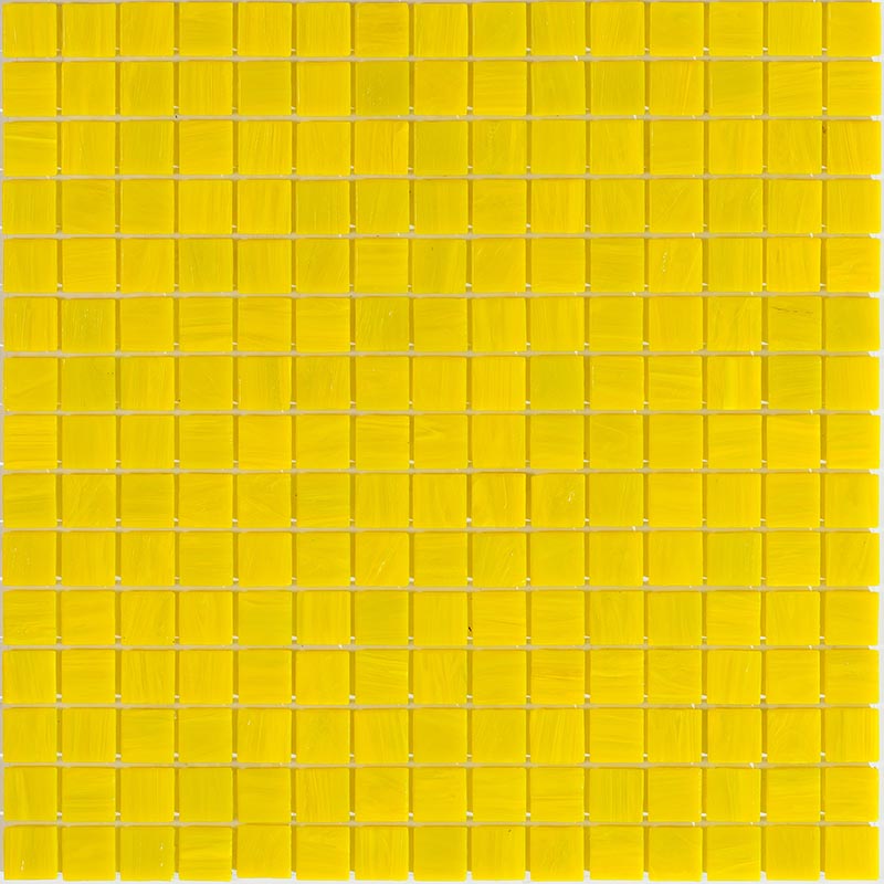 Мозаика Alma Mosaic Stella STM18, цвет жёлтый, поверхность глянцевая, квадрат, 327x327