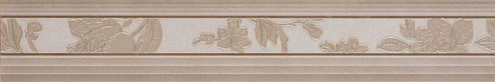 Бордюры Serra Romantica Brown Border, цвет коричневый, поверхность матовая, прямоугольник, 150x900