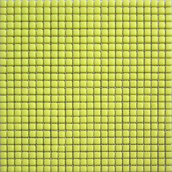 Мозаика Lace Mosaic SS 49, цвет жёлтый, поверхность глянцевая, квадрат, 315x315