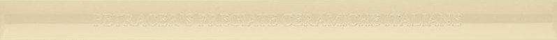 Бордюры Petracers Grand Elegance Matita Crema Con Griffe, цвет бежевый, поверхность глянцевая, прямоугольник, 15x200