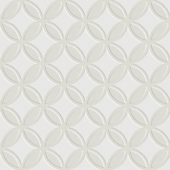 Керамогранит Tagina Etoile Blanc 7VF08E6, цвет белый, поверхность глянцевая, квадрат, 200x200