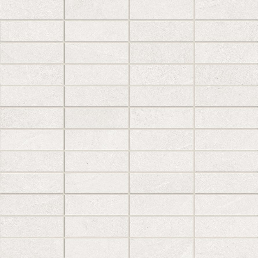 Мозаика Ergon Cornerstone Mosaico Plurima Slate White EKRZ, цвет белый, поверхность натуральная, квадрат, 300x300