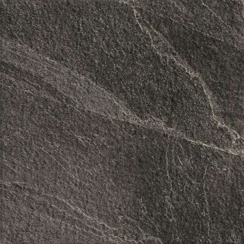 Толстый керамогранит 20мм Imola X-Rock 60N AS, цвет чёрный, поверхность структурированная, квадрат, 600x600
