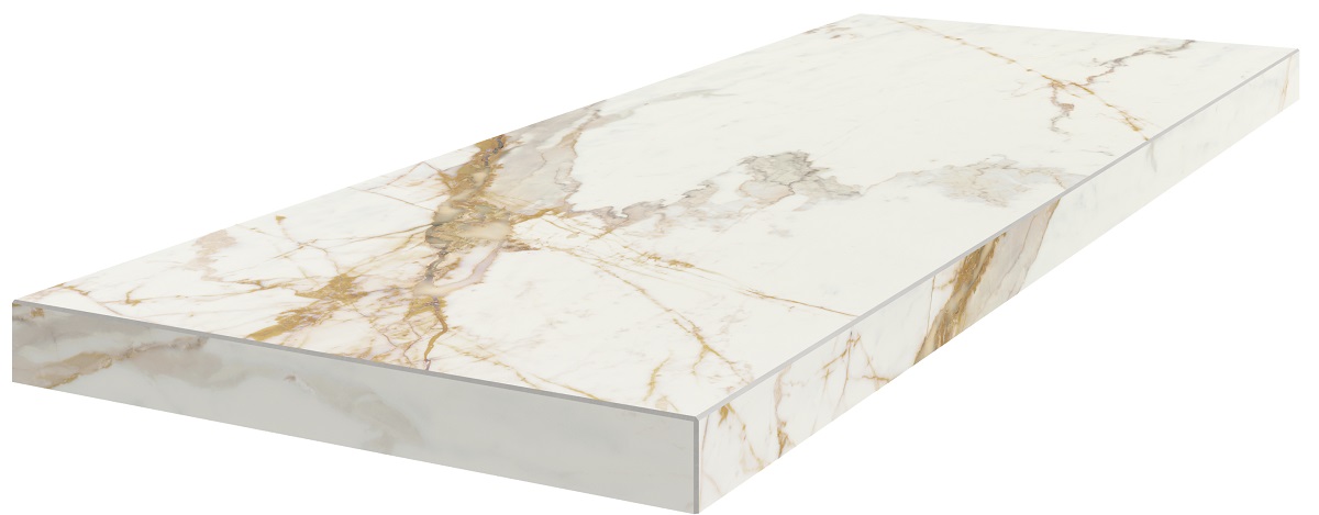 Ступени Coliseumgres Pompei White Scal. Ang.Dx 620070002160, цвет белый бежевый, поверхность натуральная, прямоугольник, 330x900