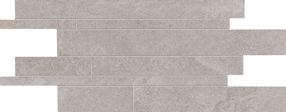 Мозаика Ergon Stone Project Listelli Sfalsati Controfalda Mix Nat-Lap Grey E1EY, цвет серый, поверхность натуральная, прямоугольник, 300x600