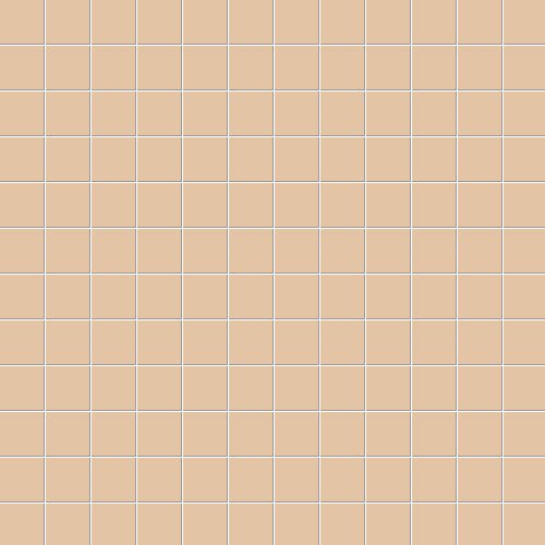 Мозаика Ce.Si Matt Seta Su Rete 2,5x2,5, цвет бежевый, поверхность матовая, квадрат, 300x300