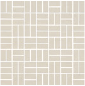 Мозаика Settecento Matter Mosaico Rope Su Rete 11121, цвет бежевый, поверхность матовая рельефная, квадрат, 300x300