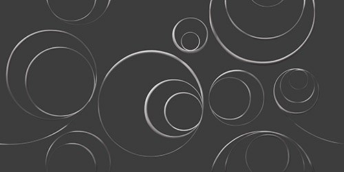 Декоративные элементы Керлайф Stella Arabesco Grigio, цвет серый, поверхность глянцевая, прямоугольник, 315x630