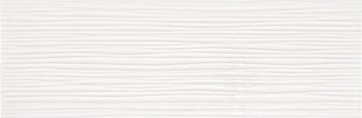 Керамическая плитка Brennero Acqua Onda Pura Lucida Opul, цвет белый, поверхность глянцевая, прямоугольник, 250x750