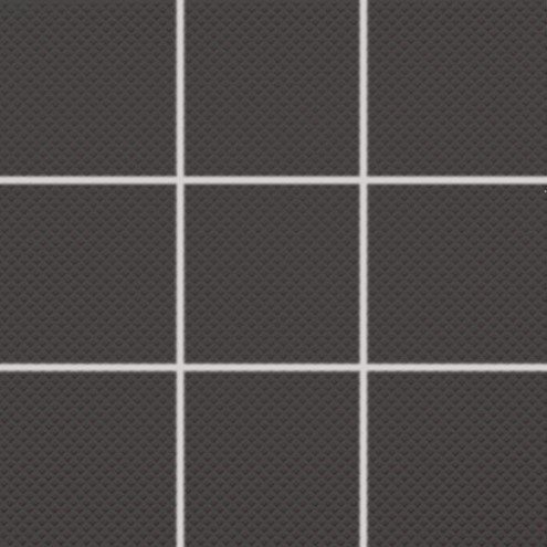 Мозаика Rako Color Two GRS0K248 (10x10), цвет чёрный, поверхность структурированная, квадрат, 300x300