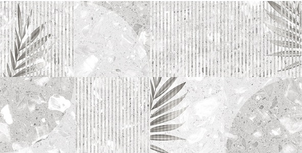 Декоративные элементы Нефрит керамика Трани 07-00-5-18-00-06-3261, цвет серый, поверхность матовая, прямоугольник, 300x600